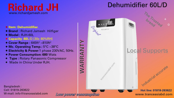 Dehumidifier 60L in Bangladesh 